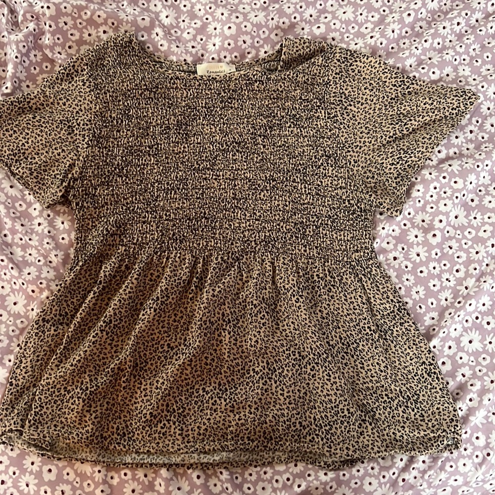 Cheetah Print Top
